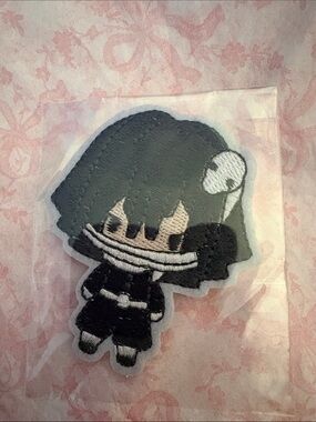 Obanai Iguro Anime Character Iron-On Patch for Kids Accessories
